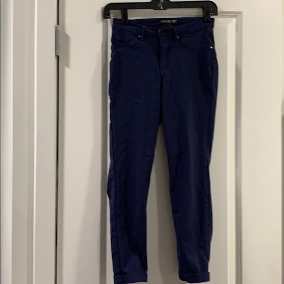 Jumpsuits | Navy Stretch Jeggings Ps 